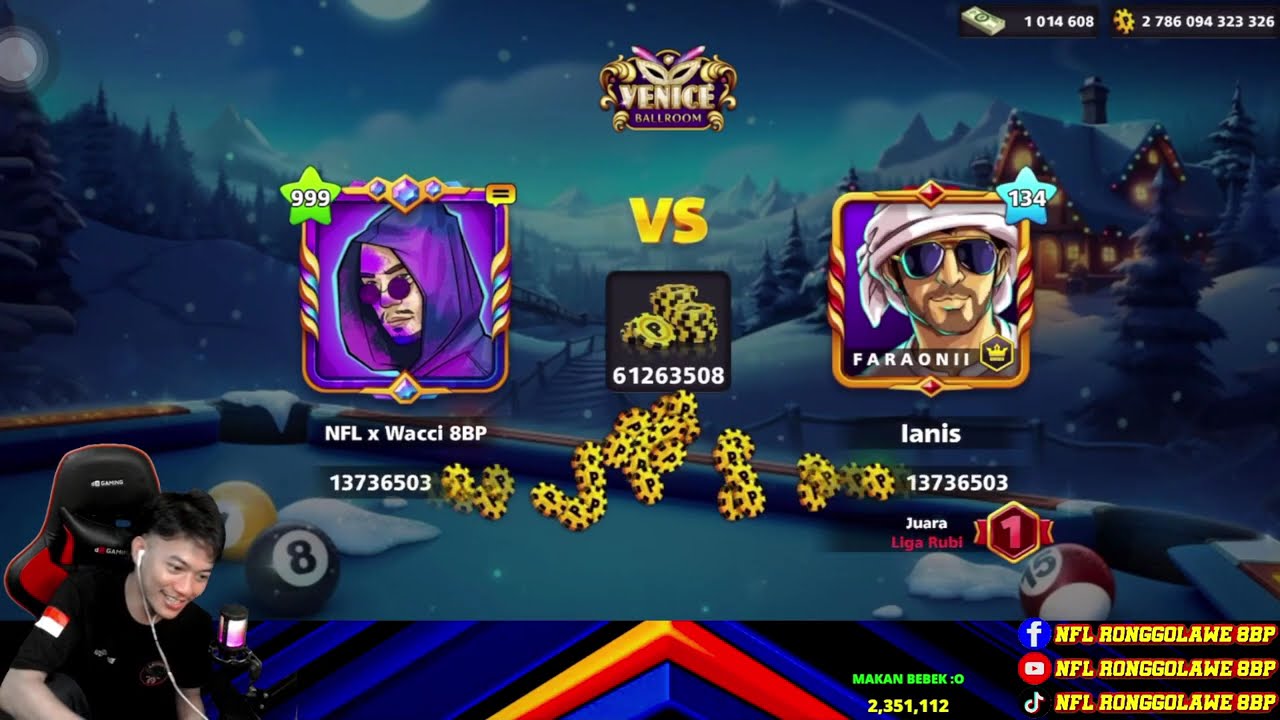 8BallPool TRICKSHOT & KISS SHOT In BERLIN/VENICE LEVEL 999 😱😱