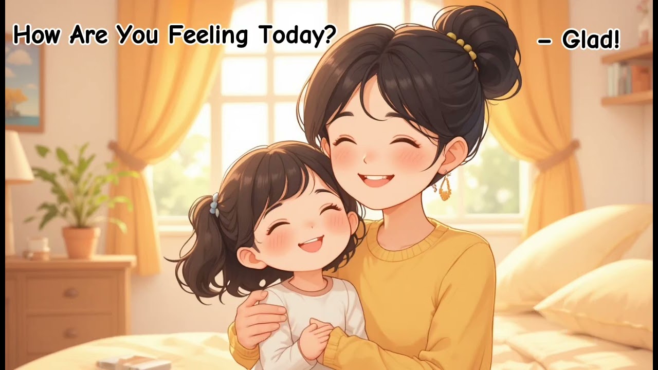 Wie fühlst du dich heute? – Froh! - How Are You Feeling Today? – Glad! | German & English Kids Song