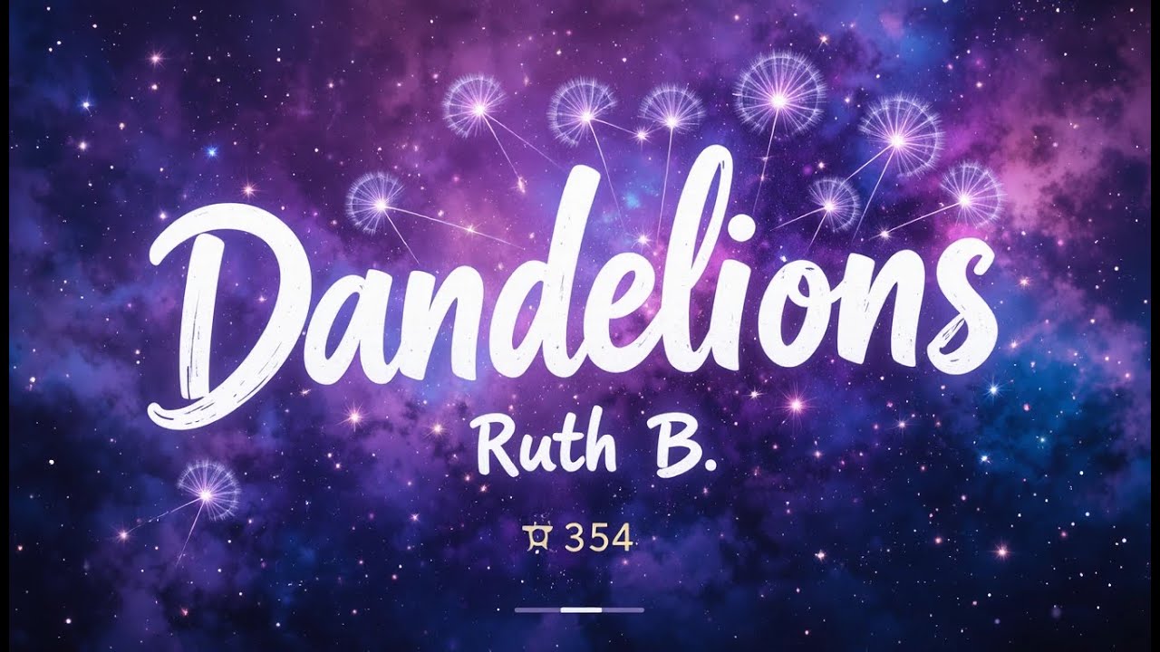 Dandelions - (Lyrics) | Slowed + Reverb | Emotional Love Song