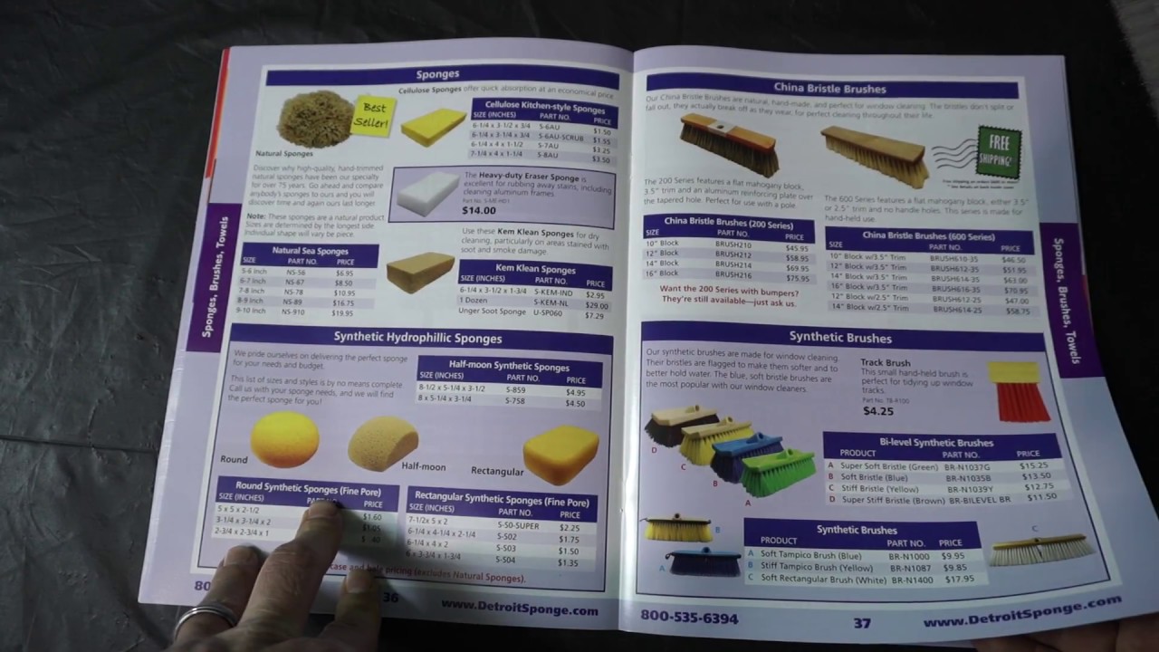 Detroit Sponge Product Magazine - Window Cleaning