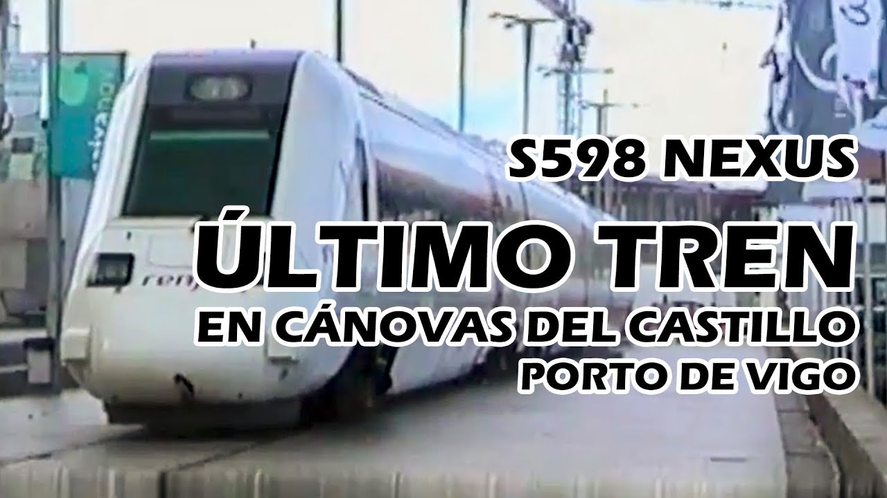 Este fue el último tren en salir desde el Náutico/Puerto de Vigo hacia Coruña (En cabina)
