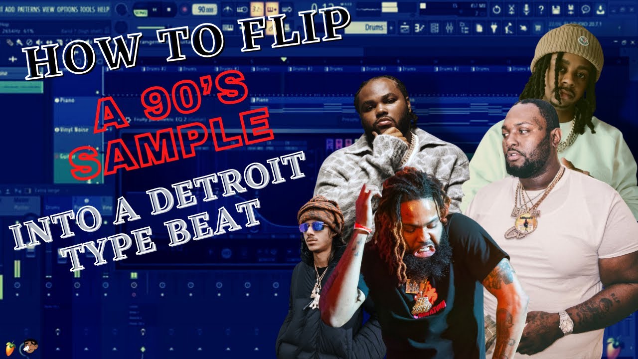 How to FLIP a 90&rsquo;s SAMPLE into a DETROIT Type Beat - how to SAMPLE for a Detroit Artist/ Candy Rain