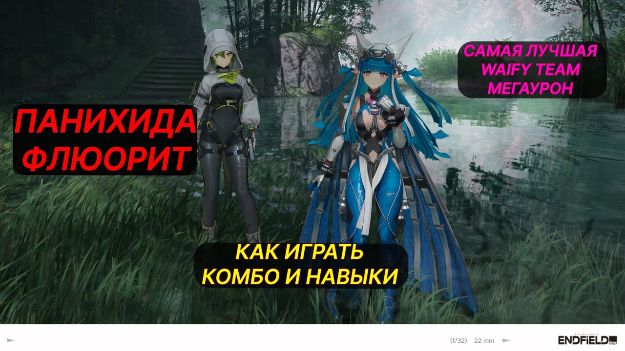 ГАЙД ПАНИХИДА И ФЛЮОРИТ КАК ИГРАТЬ КОМАНДА ВАШЕЙ МЕЧТЫ  - Arknights Endfield