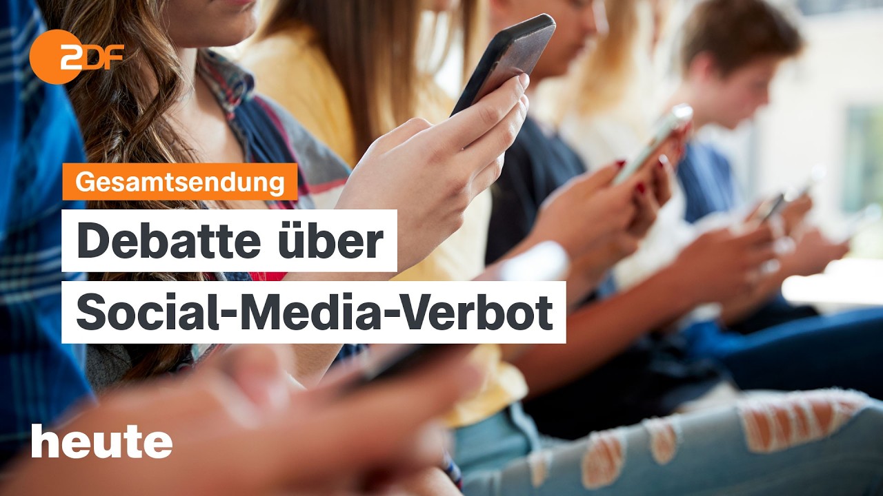 heute 19:00 Uhr vom 17.02.2026 Social-Media-Verbot in Deutschland, Atomverhandlung Iran und USA
