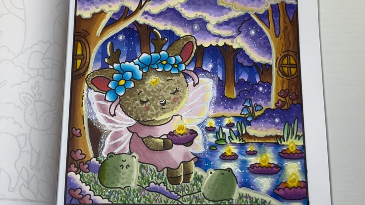 Color With Me 🧚🪔Secret Forest by Anna Emilia | Ohuhu Markers