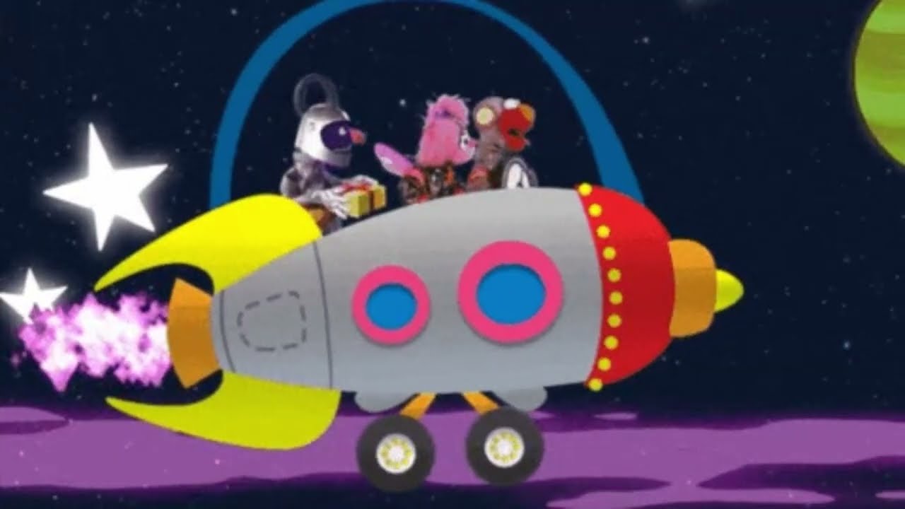 ELMO AND ABBY ARE SINGING WITH PEOPLE ALL OVER THE WORLD
