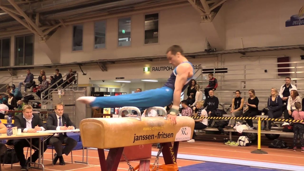 Pavel Titov - SVOLI Mestaruus 2015 - Pommel Horse -25.4.2015 - Gymnastics