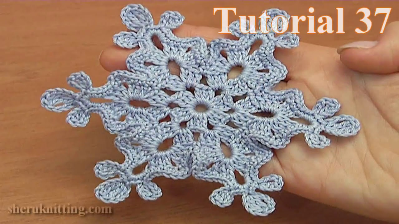How to Make a Crochet Snowflake