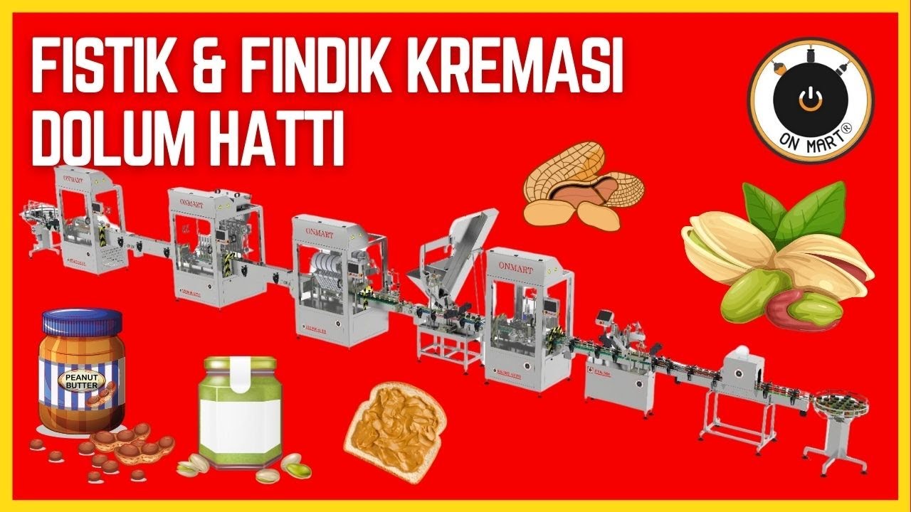 Fıstık & Fındık Kreması Dolum Hattı