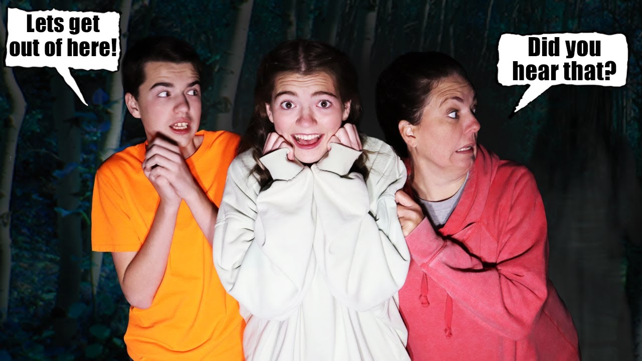 Last To Leave The Spooky Forest At Night Wins!