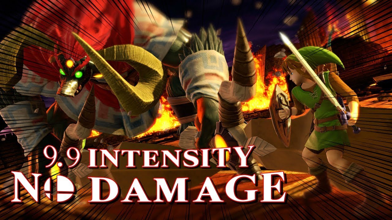 Link VS Ganon | No Damage - 9.9 Intensity | Super Smash Bros. Ultimate