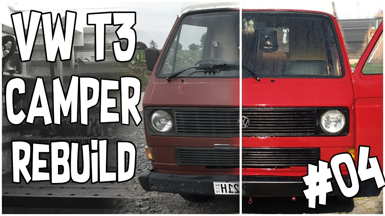 VW T3 Camper umbau Teil 4 - Lackieren und zusammenbauen