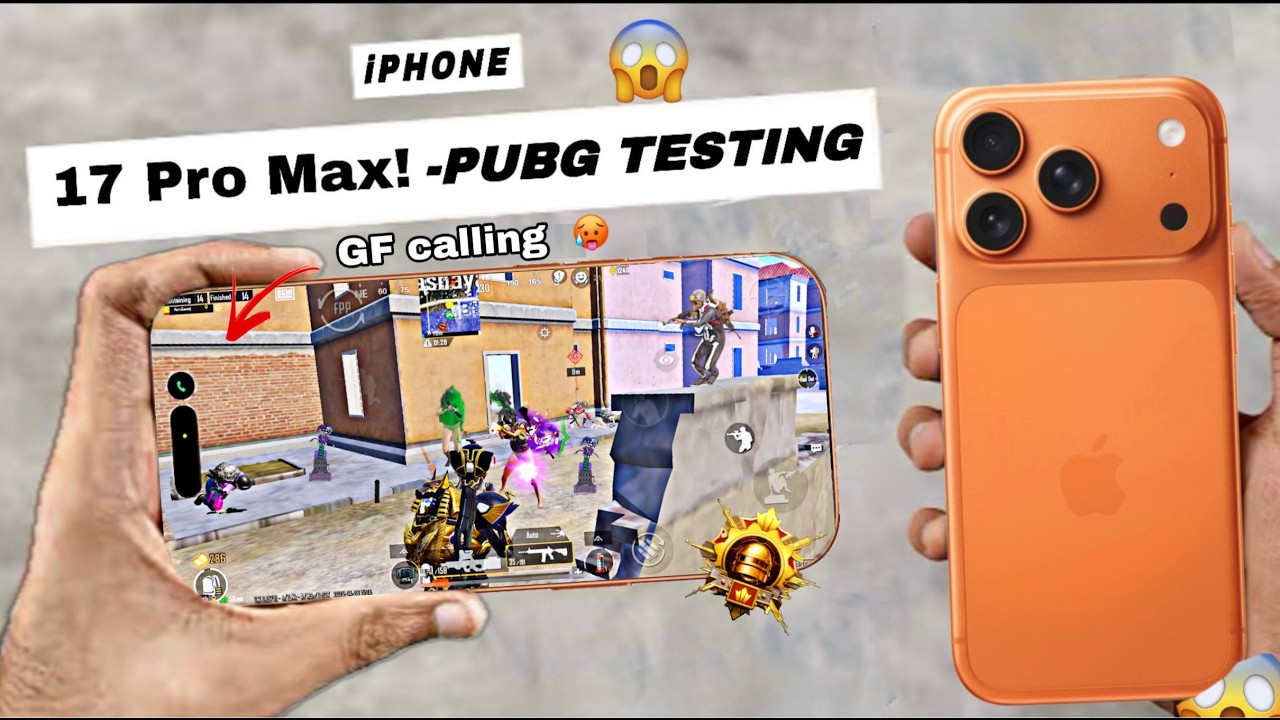 iPhone 17 Pro Max bgmi test l Best Bgmi Sensitivity l #pubgmobile 