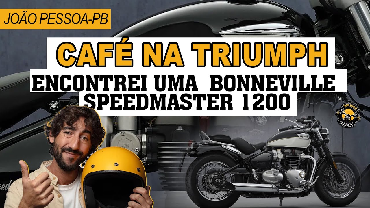 Encontrei a BONNEVILLE SPEEDMASTER 1200 na Triumph! Que moto é essa?!