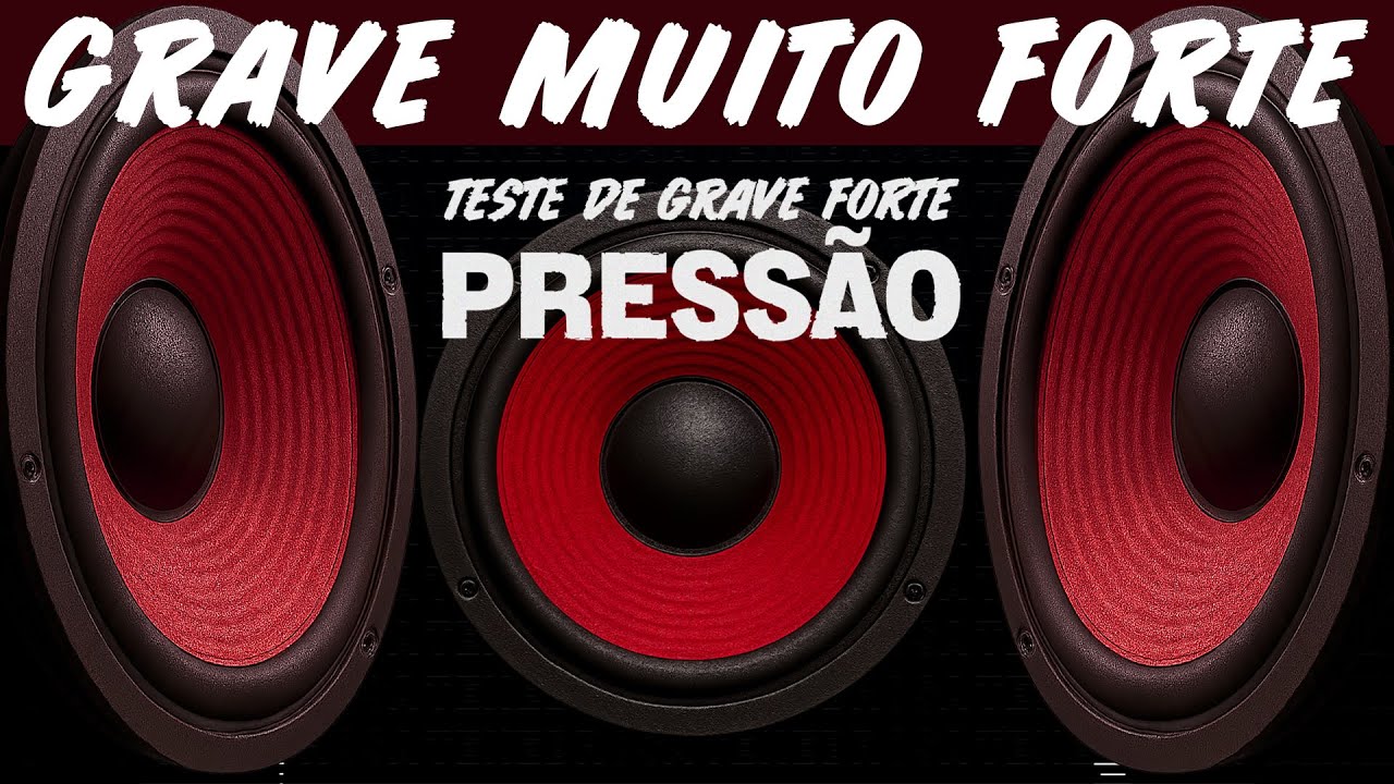 Teste de Grave Forte PRESSÃO | Extreme Bass Test - DJ Fabrício Cesar