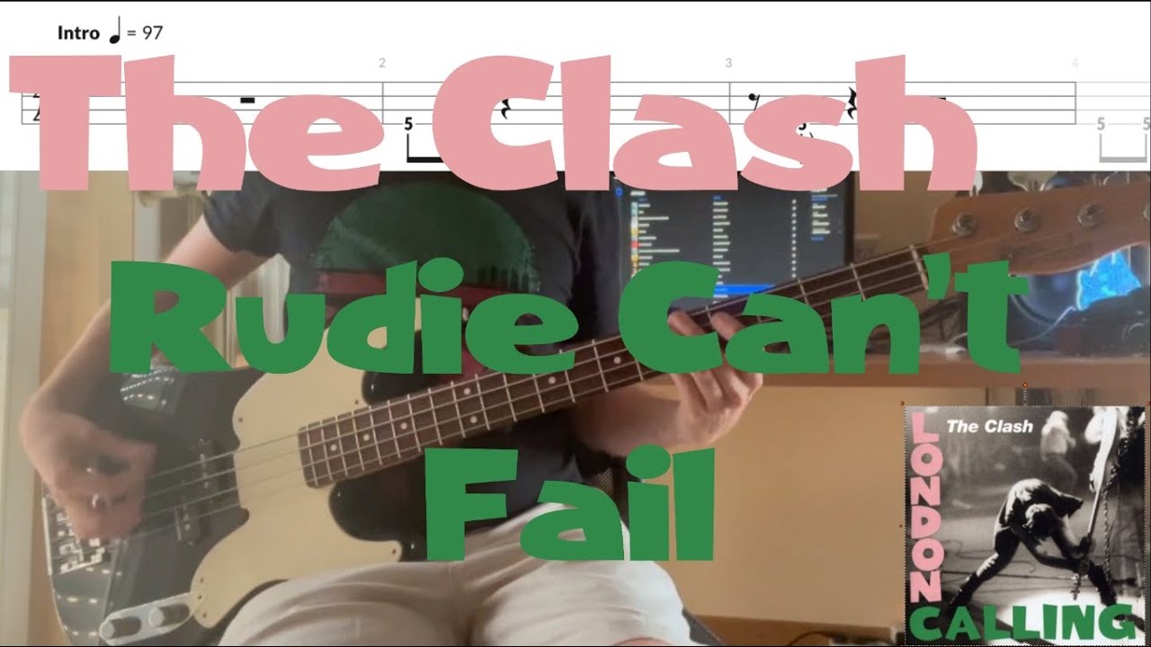 The Clash - Rudie Can't Fail (Bass Cover & Tabs)