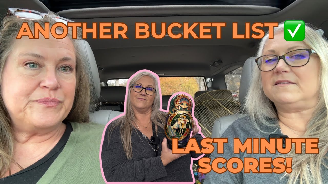 ANOTHER Bucket List SCORE! Go THRIFTING With Us To See What We Find