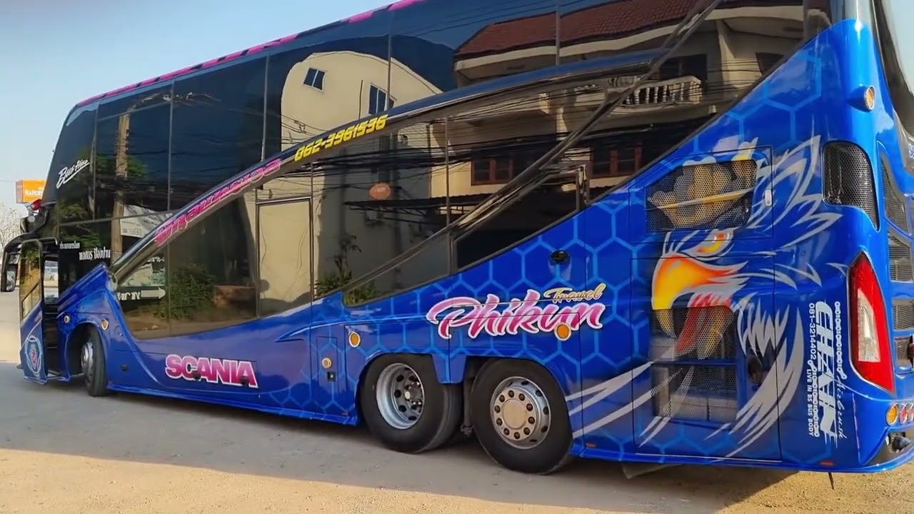 รถบัสนำเที่ยวพิกุลทราเวล อำเภอหนองนาคำจังหวัดขอนแก่น