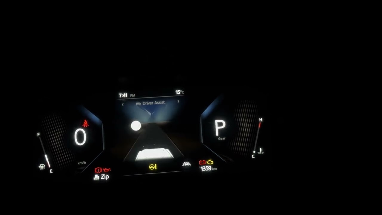 Thar roxx instrument cluster description