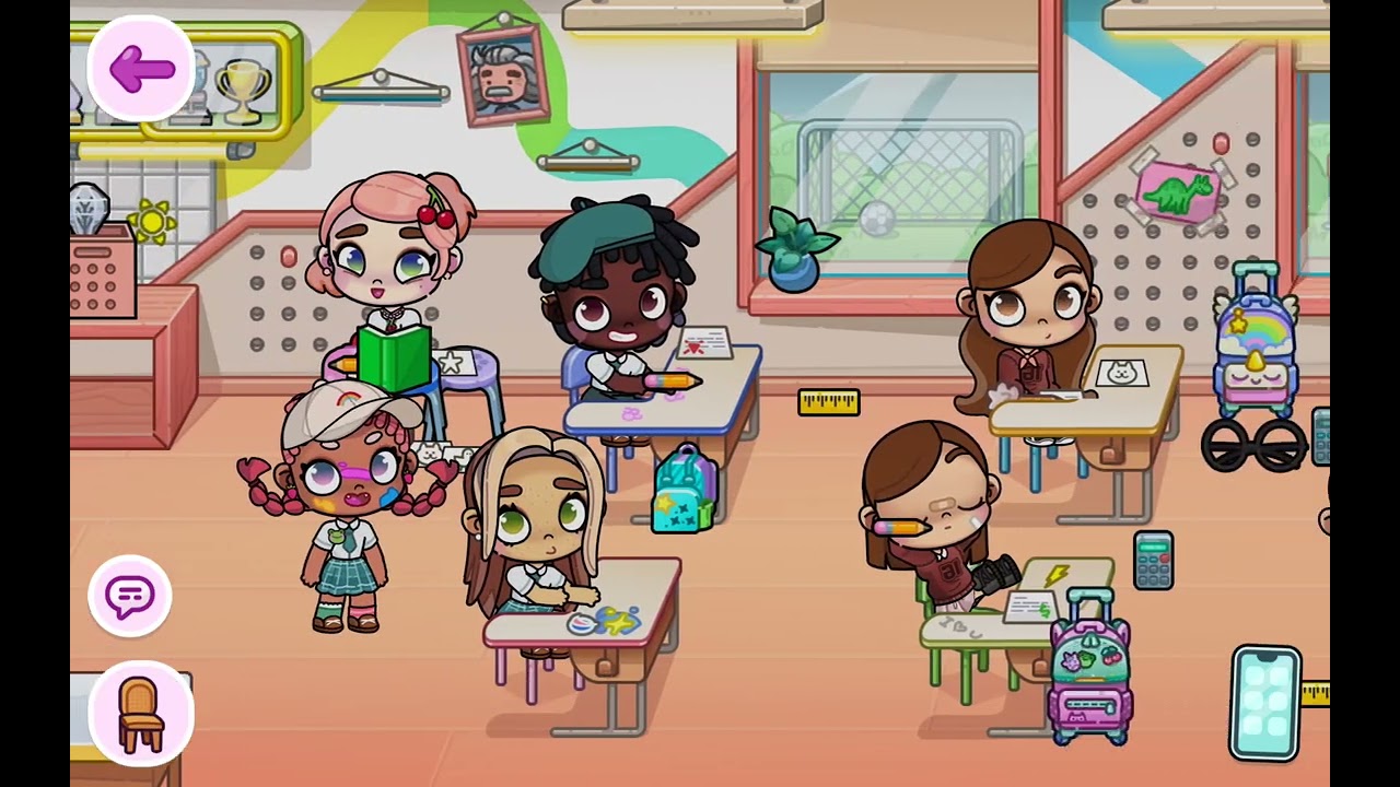 Mi día en nuestro colegio🤓⭐#avatar world