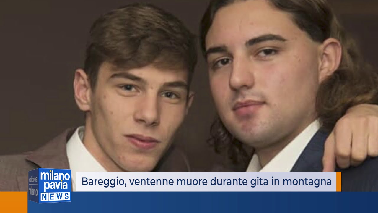 Bareggio, ventenne muore durante una gita in montagna