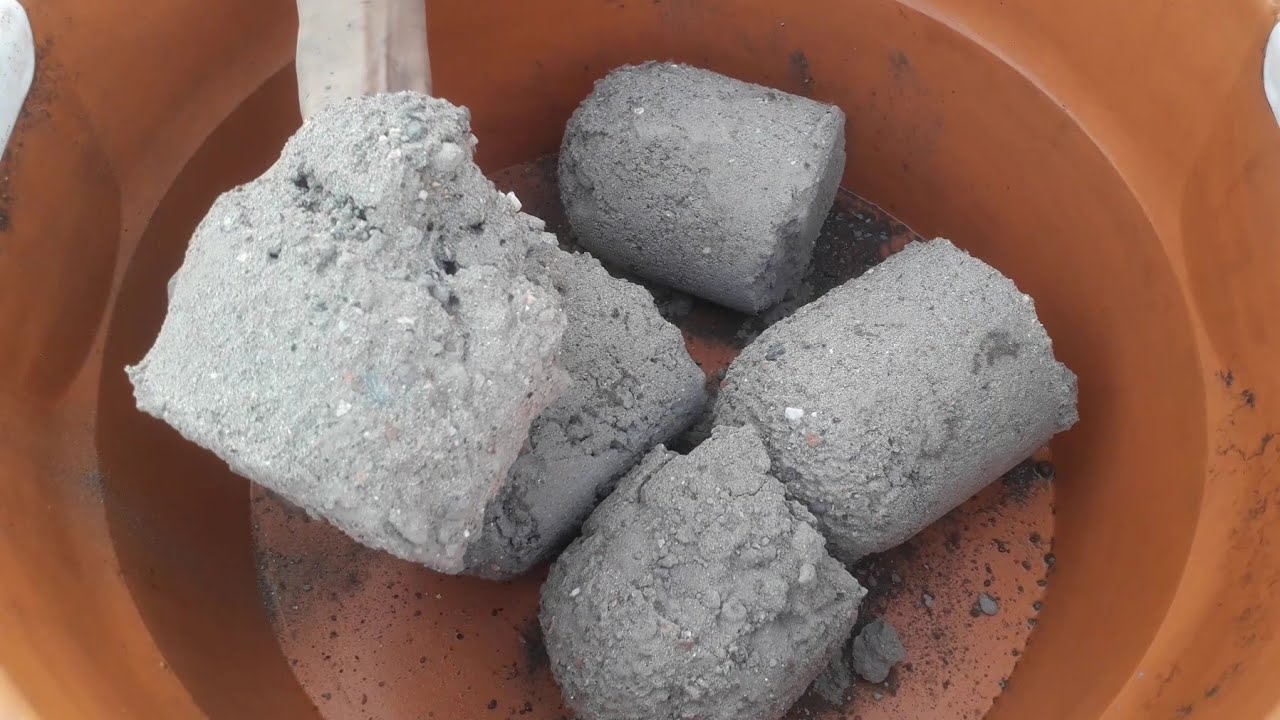 Pure Sand new video 📸 Dry crumbling in tub of pestle mortar shape+water Mai crumbling 🤤💦💦