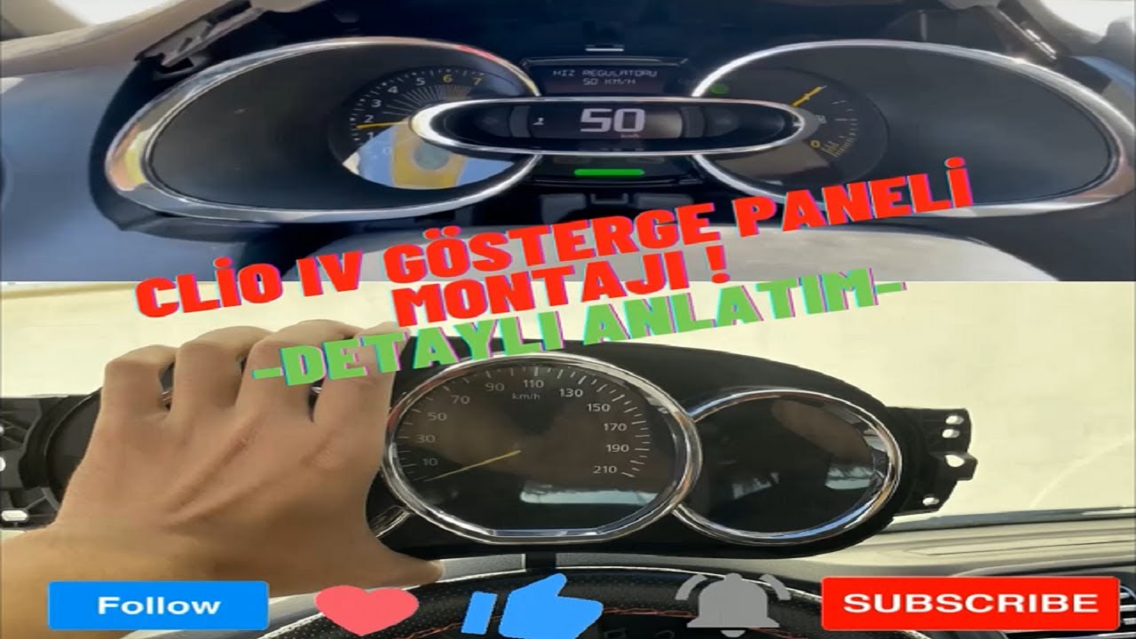 Renault Symbol / Clio 4 Gösterge Paneli Montajı Yaptık ! Renault / Dacia Uygulamaları!