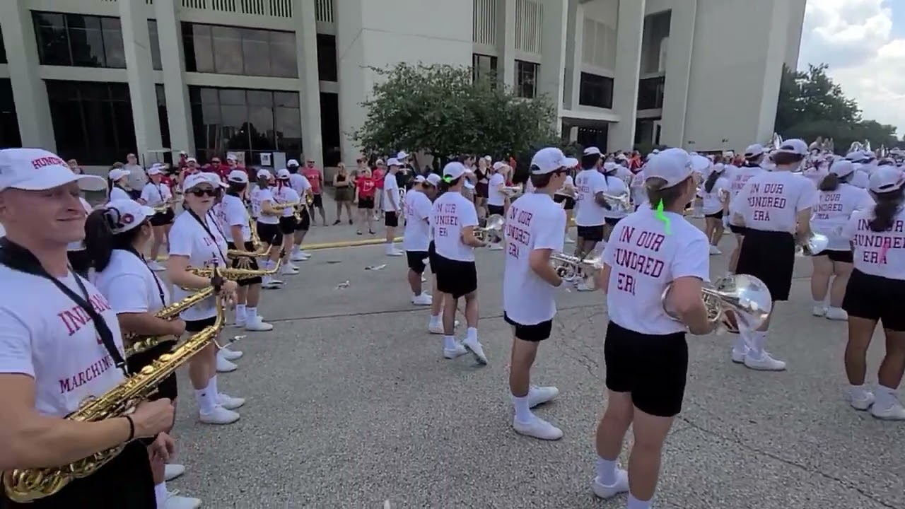 Indiana University Marching Hundred September 2, 2023 Fan Performance during 