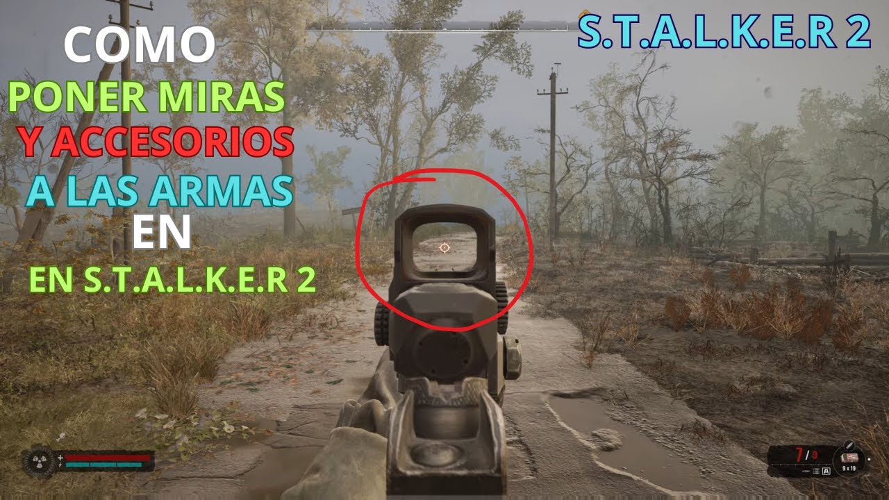 Como poner MIRAS y ACCESORIOS a las Armas en STALKER 2