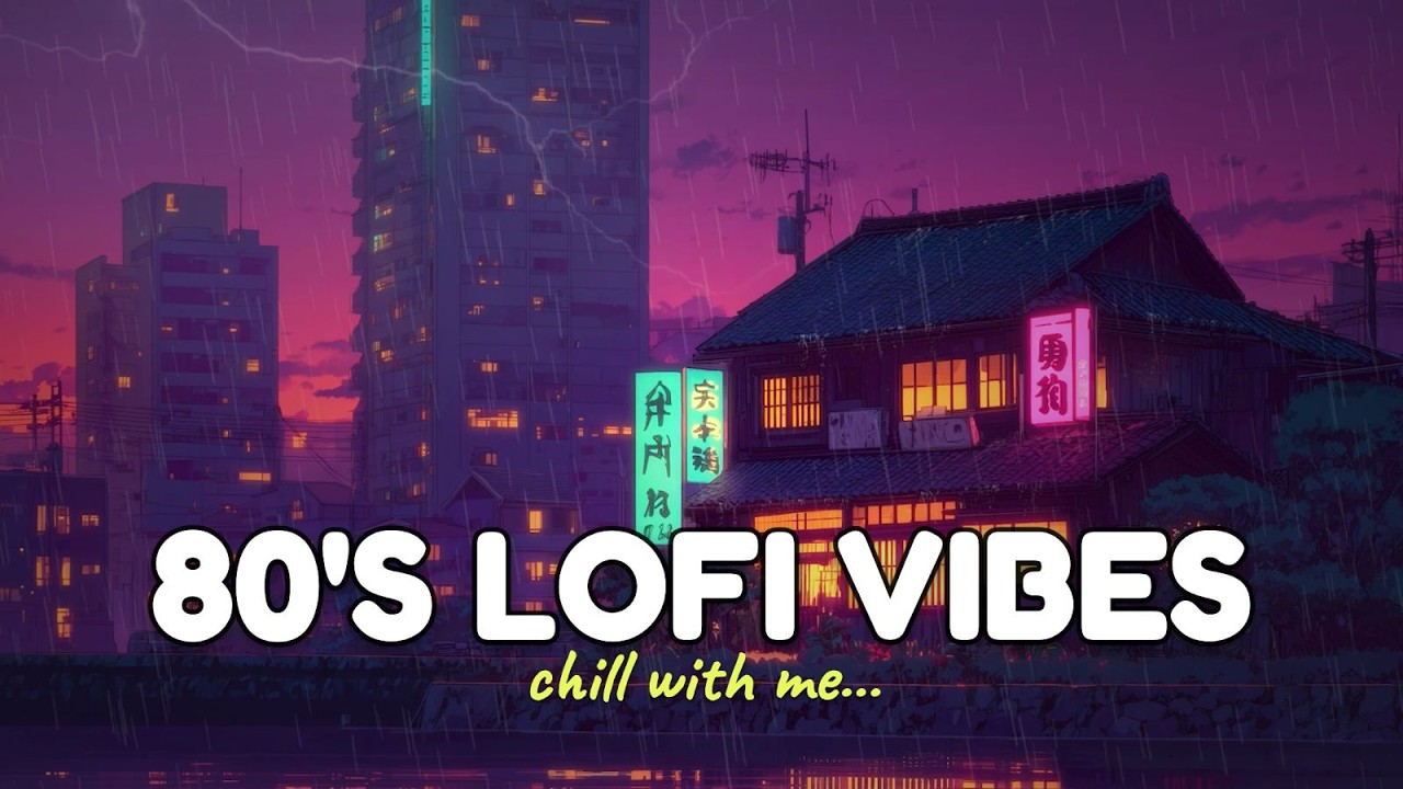 Slow Rain Lo-Fi 🌧️ Chillhop for Sleep & Deep Rest | Retro Lofi Music To Sleep