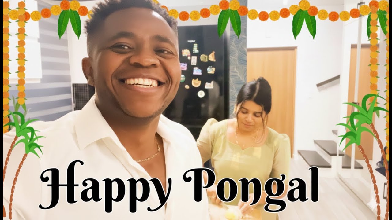 Pongal 2026 celebration with my Rwandan husband...