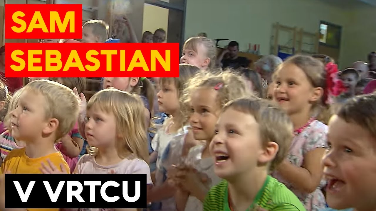 ČAROVNIJE ZA OTROKE - Čarodej, čarovnik Sam Sebastian v vrtcu