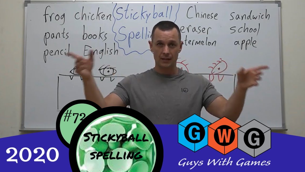 ESL Games (GWG)  #72 Stickyball Spelling