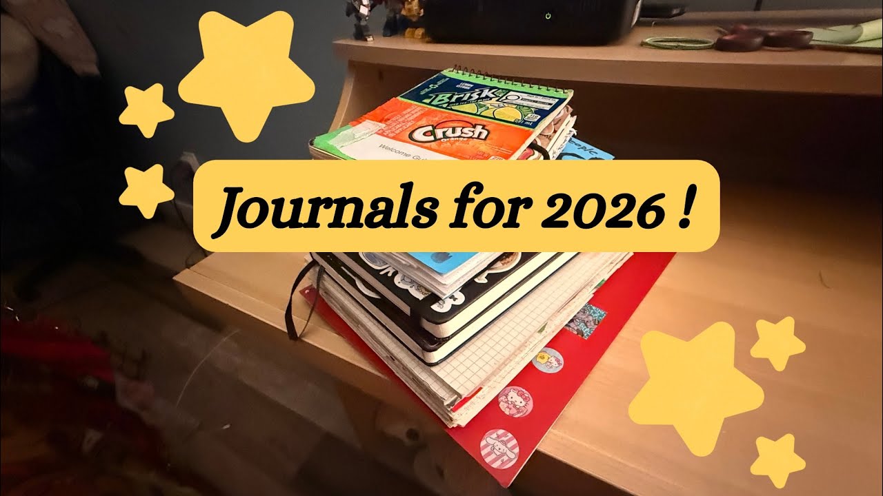 my journals for 2026 !