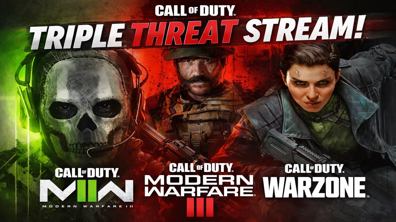 TRIPLE THREAT 🔥 MWII (2022) + MWIII (2023) + WARZONE LIVE! | Day 27/28 Days of Streams
