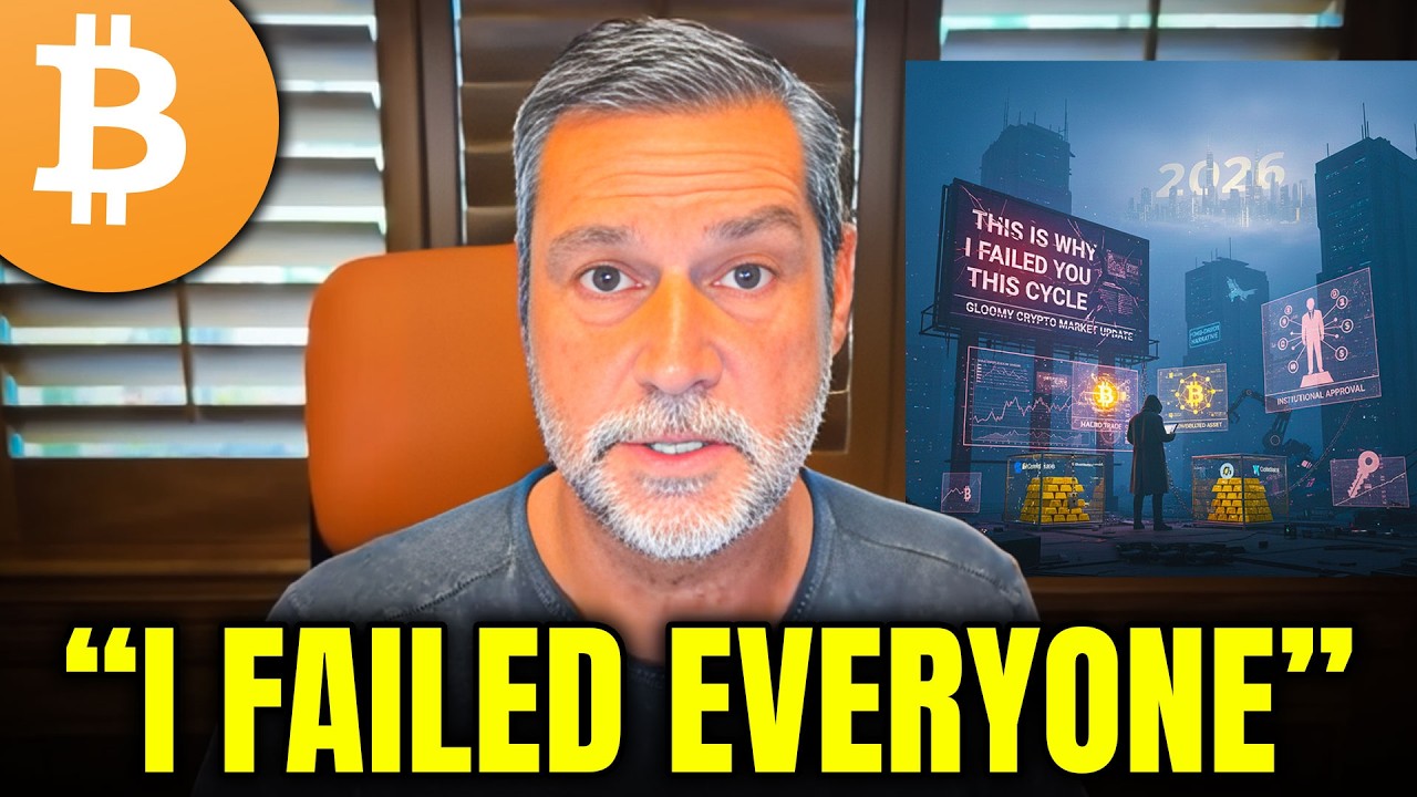 &ldquo;This Is Why I Failed You This Cycle&rdquo; - Raoul Pal&rsquo;s GLOOMY Crypto Market Update