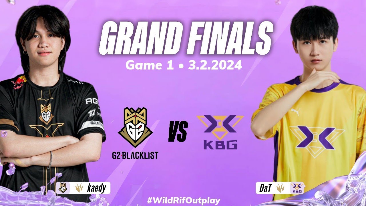 G2B vs. KBG • Game 1 (Bo7) | Grand Finals | WRL Asia 2023 Season 2