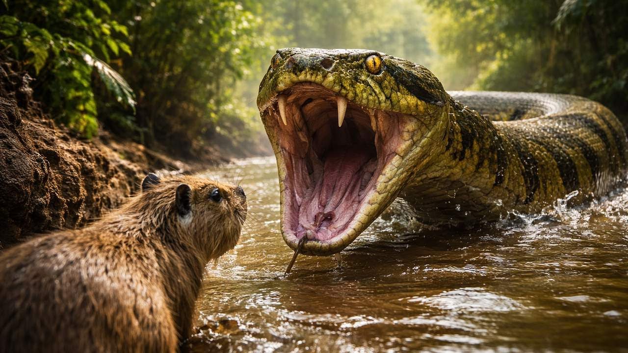 The Silent Giant World's Biggest Anaconda in the Amazon Jungle Wildlife Documentary