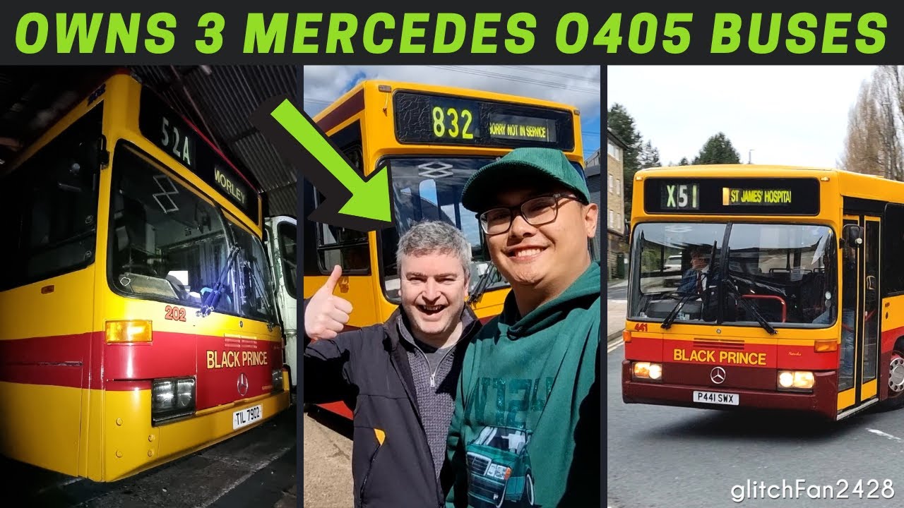 He owns THREE Mercedes O405 Buses (you won't believe what he uses them for!)