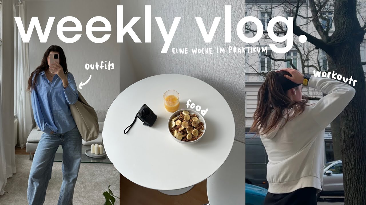 a week in my life | vollzeit arbeiten | sport routine | Anna’s Journal