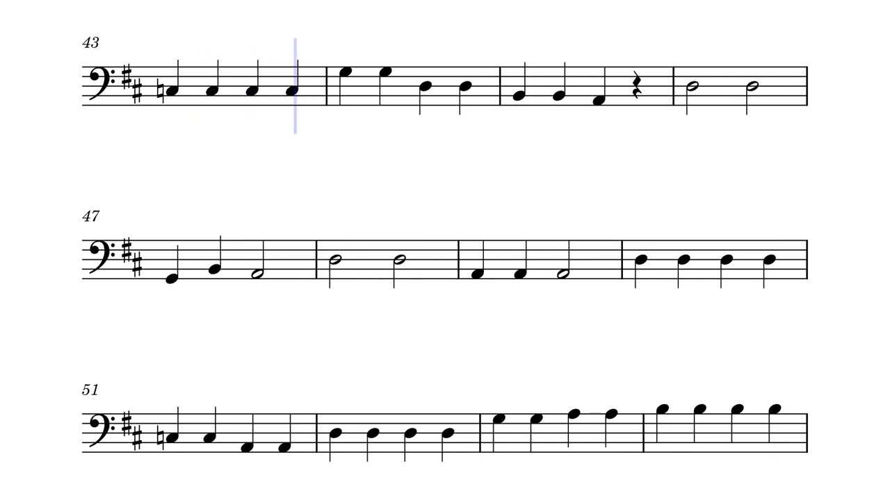 sailors dance double bass