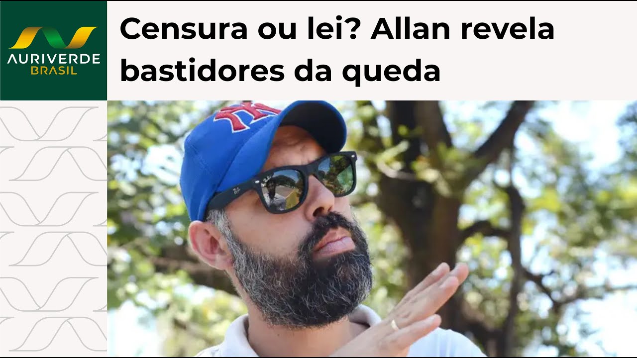 Allan dos Santos rompe o silêncio e explica a derrubada do canal da Timeline