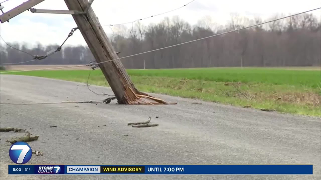 'Considerable amount of damage;' Strong winds knocks down power lines across Shelby County | WHIO-TV