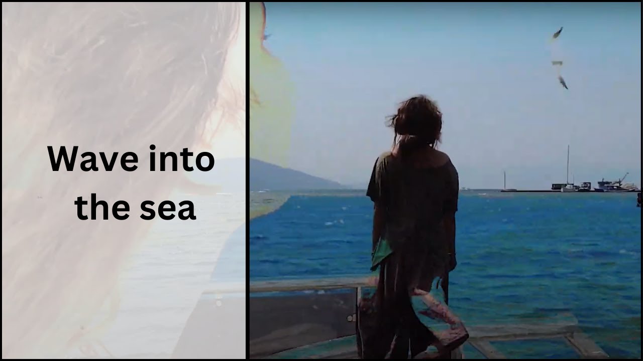 Wave into the sea