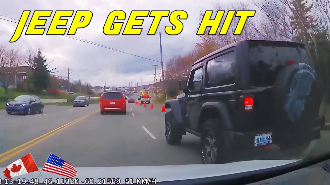 DASHCAM FOOTAGE SAVES DRIVER AFTER MERGING ACCIDENT