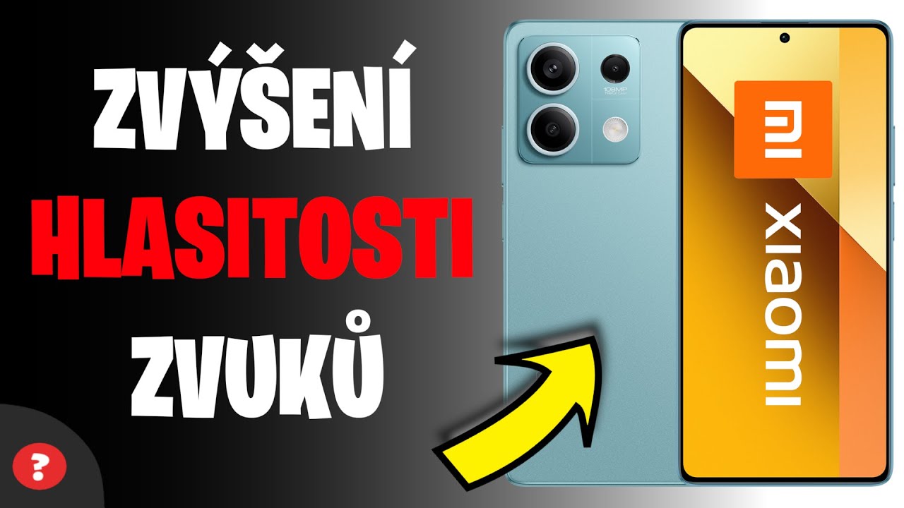 Jak zv&yacute;&scaron;it hlasitost zvuků na Xiaomi | N&aacute;vod | Xiaomi