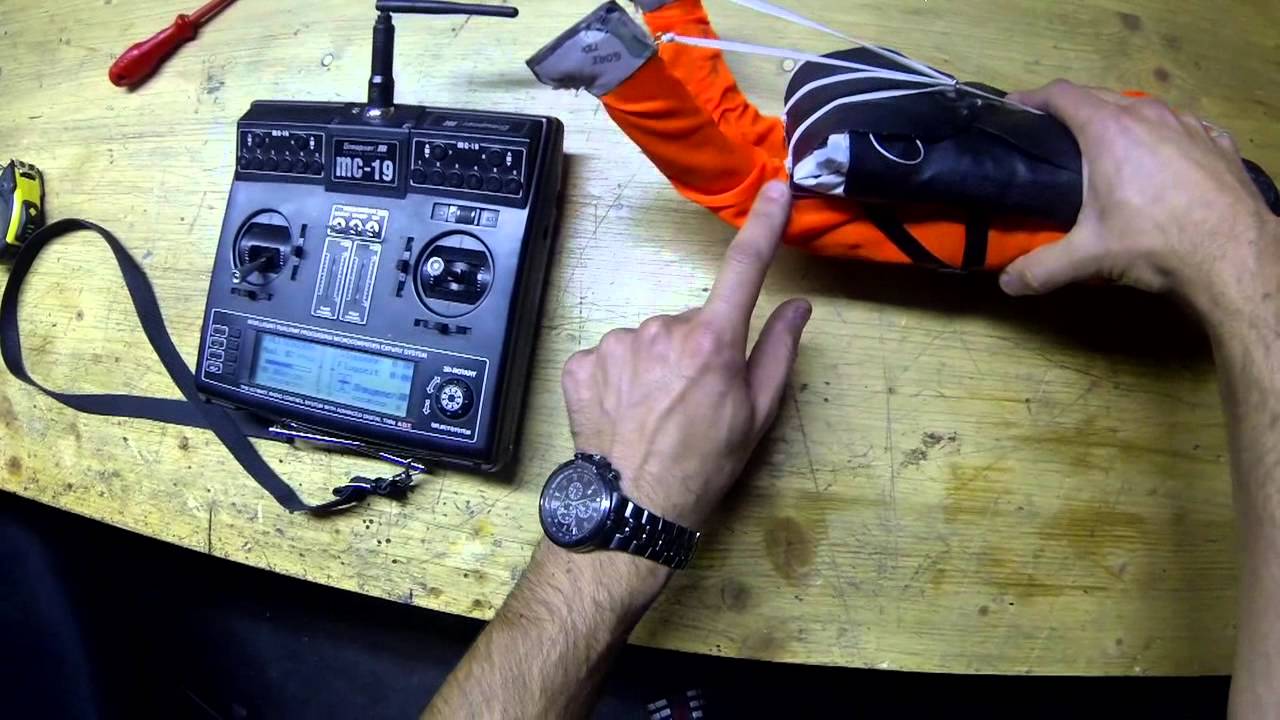 Introduction of selfmade rc skydiver