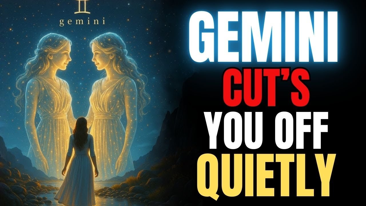 ♊😶‍🌫️  5 Silent Moves Geminis Use  When They’re Done With You