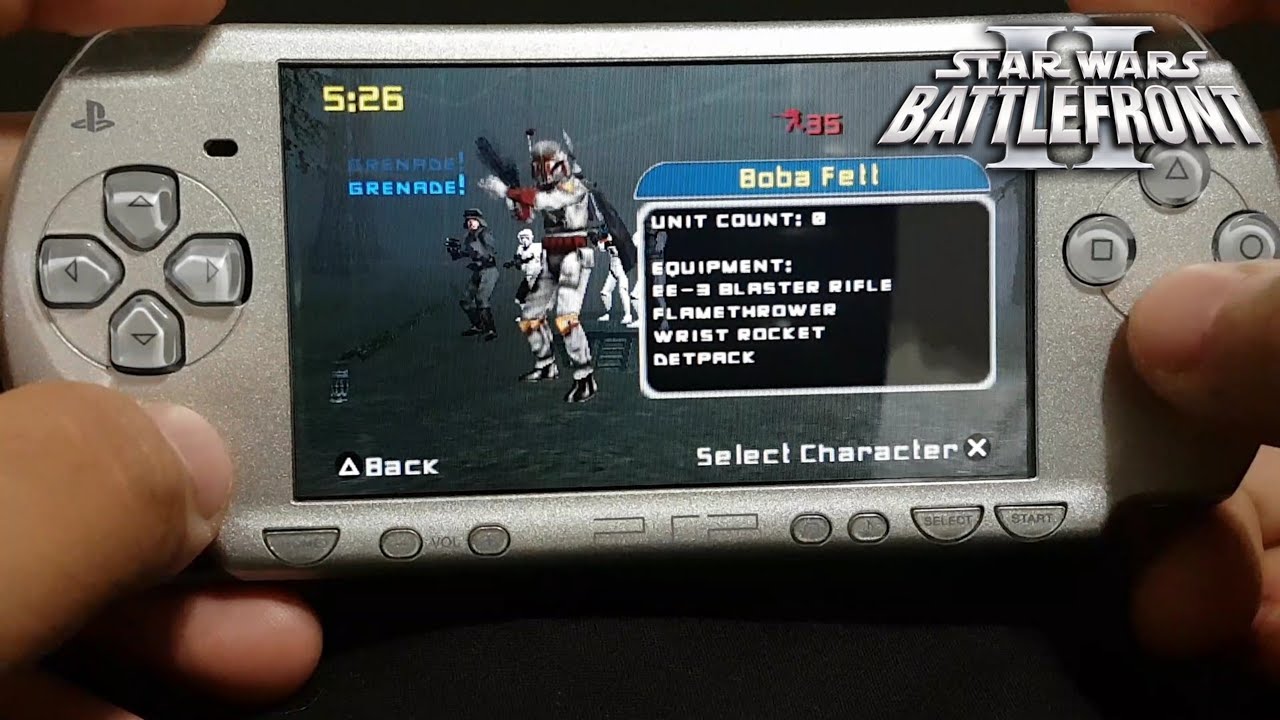 Star Wars Battlefront II on PSP 2000