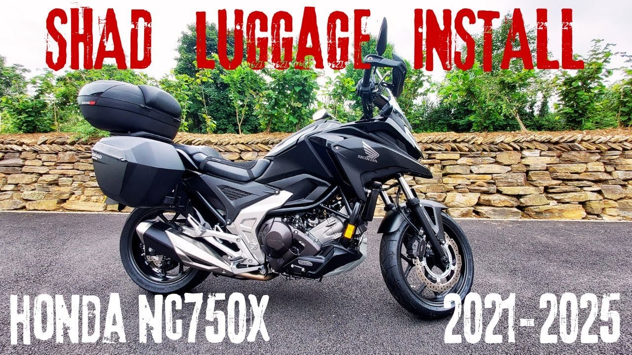 Honda NC750X 2021-2025 How To Install SHAD Top Box SH46 and SH23 Panniers To Your Bike Step By Step